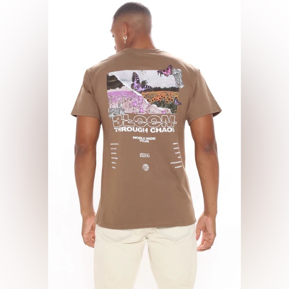 Brown Graphic T-Shirt